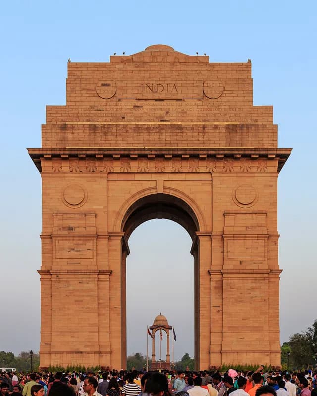 India Gate at dusk, New Delhi